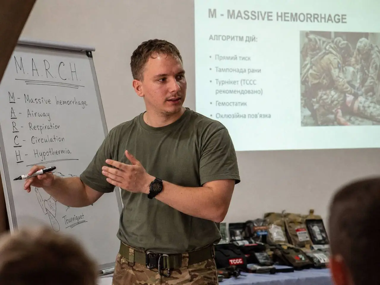 Проведення заняття з тактичної медицини