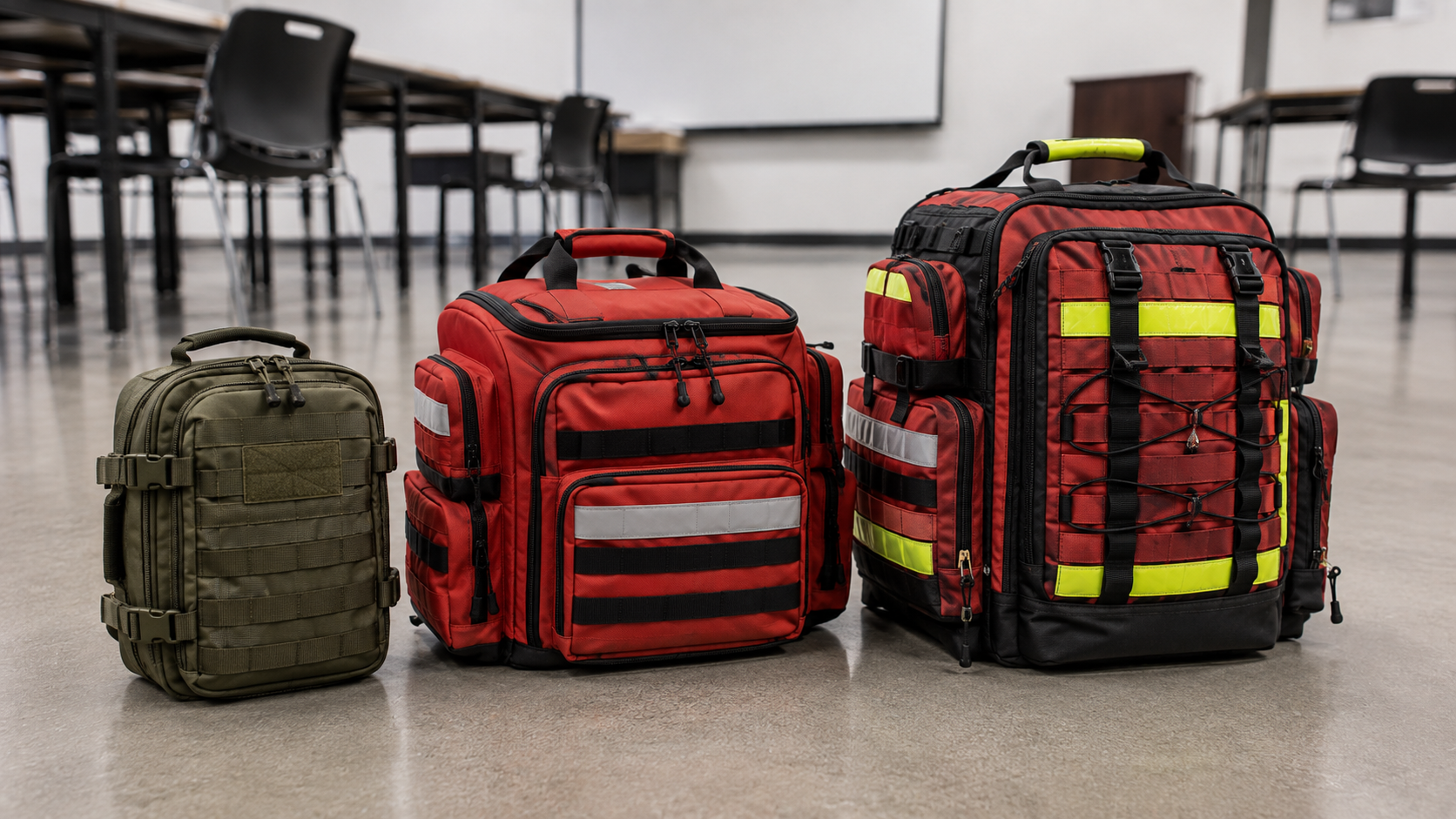 Three different bags - three different tasks
